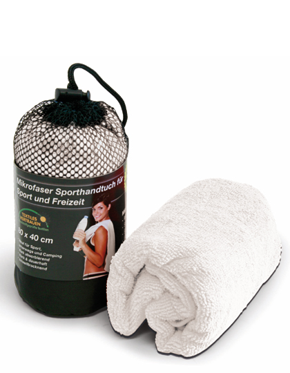 Sport-Handtuch White 40 x 80 cm