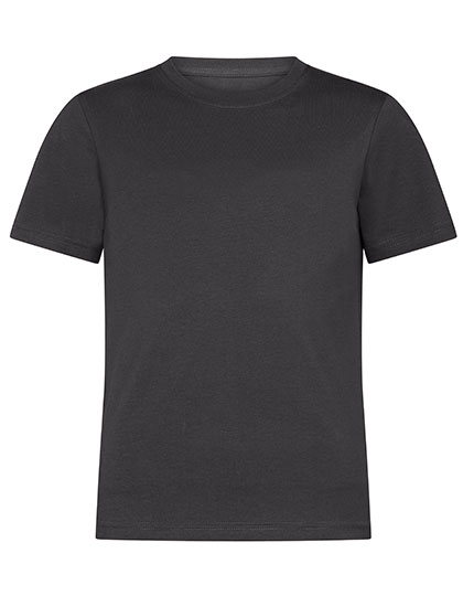 Kids´ Organic Luxury Roundneck Tees Dark Grey 3XL (158/13-14)