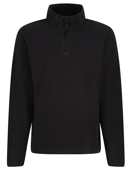 Micro Zip Neck Black 4XL