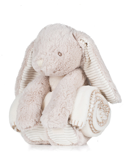 Rabbit And Blanket Cream M