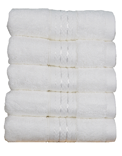Natural Bamboo Gästehandtuch White 40 x 60 cm