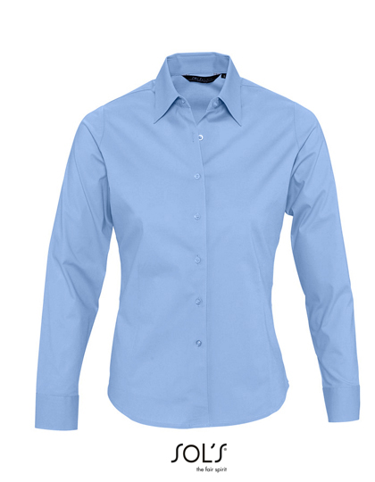 Women´s Long Sleeved Stretch Shirt Eden Bright Sky XXL