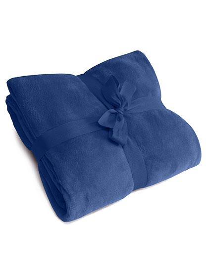Coral-Fleece-Decke Recycled Navy Blue 220 x 150 cm