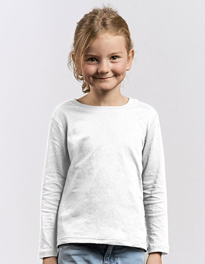 Kid´s Premium-T Longsleeve White 164