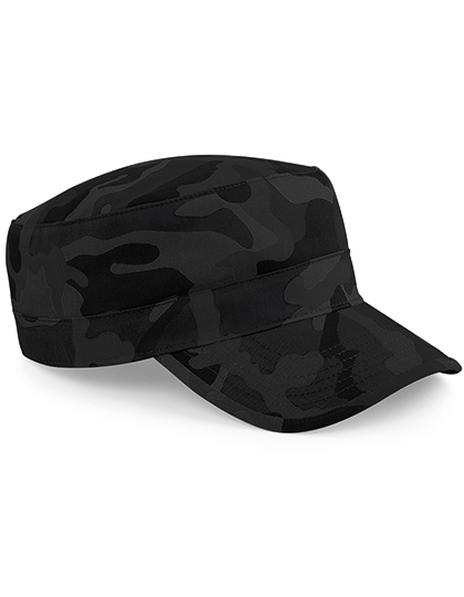 Beechfield Camo Army Cap Midnight Camo