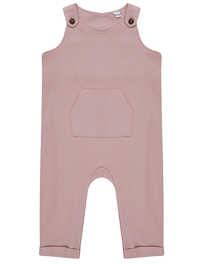 Organic Cotton Dungaree Soft Pink 24/36 months