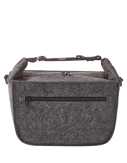 Felt Lunchbag Softbasket Anthracite 26 x 17 x 15 cm