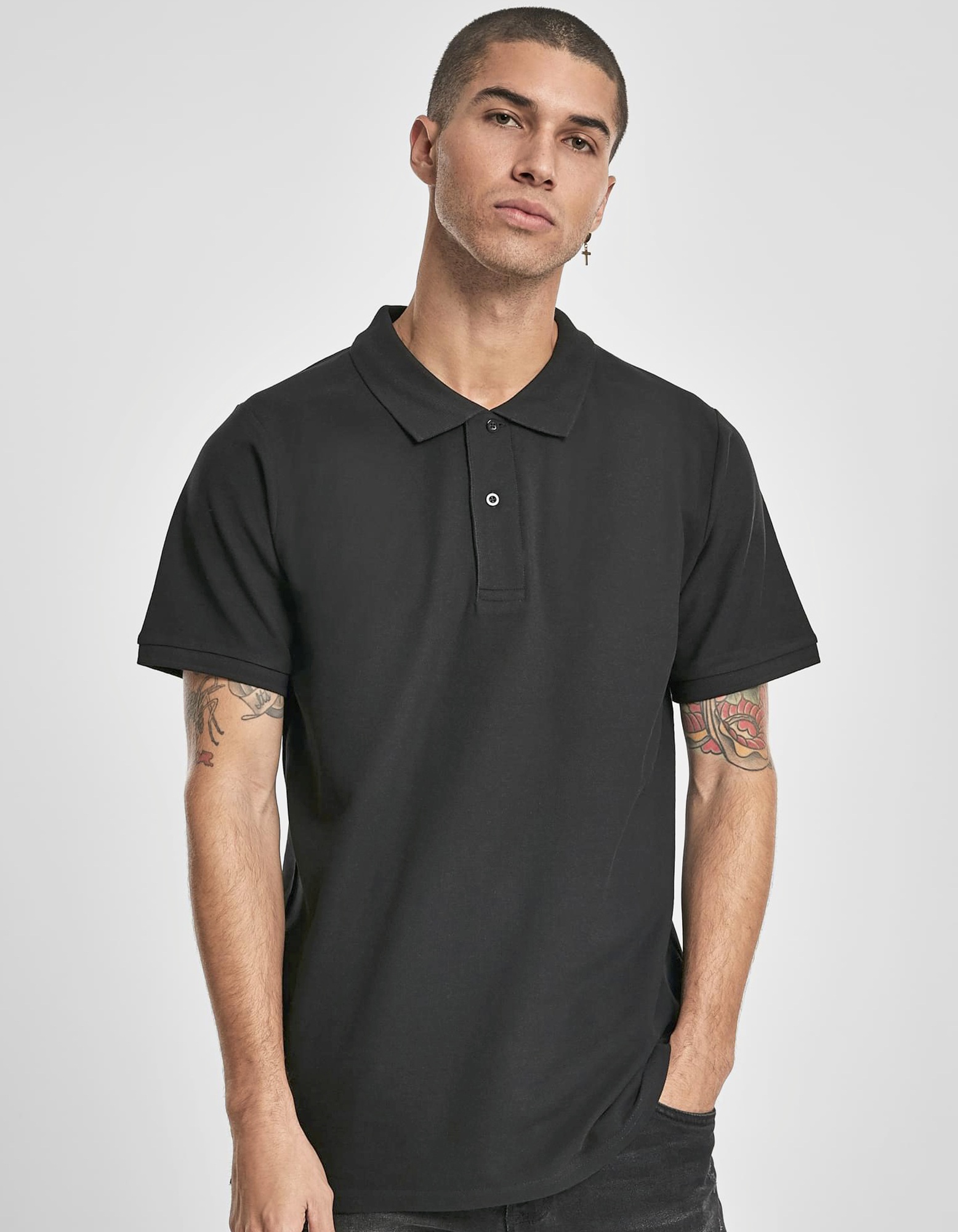 Build Your Brand Polo Piqué Shirt