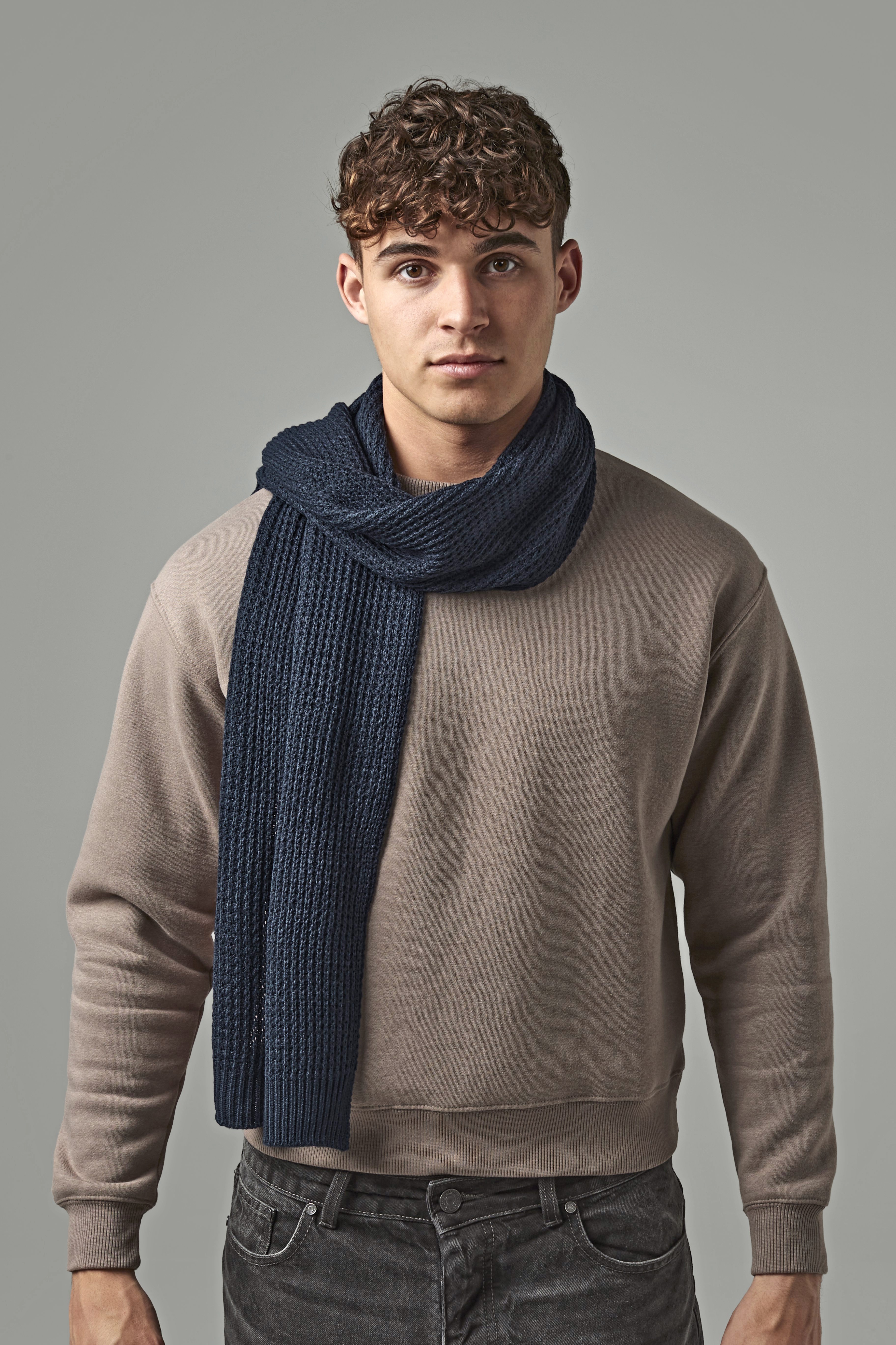 Beechfield Classic Waffle Knit Scarf