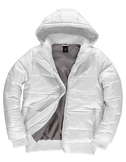 B&C Collection Men´s Jacket Superhood White S