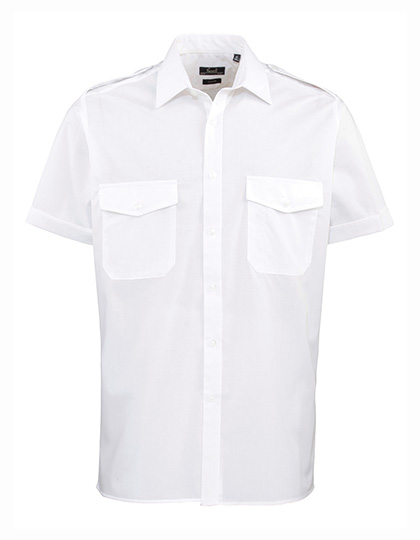 Pilot Shirt Short Sleeve White 56 (23)