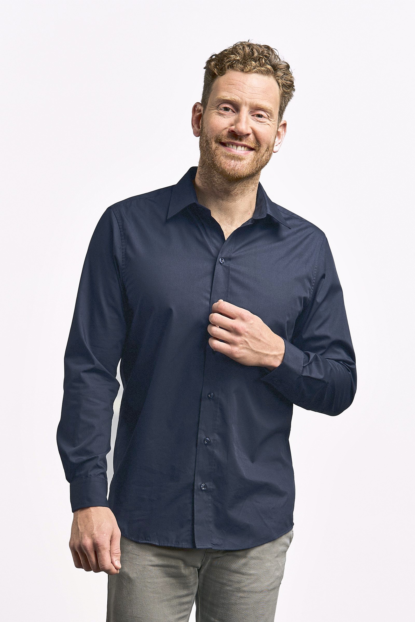 Men´s Poplin Shirt Long Sleeve