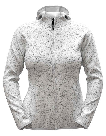 Lux Hooded Knitfleece Jacket Women Light Grey Heather XXL