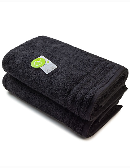 Bio-Badetuch Black 70 x 140 cm