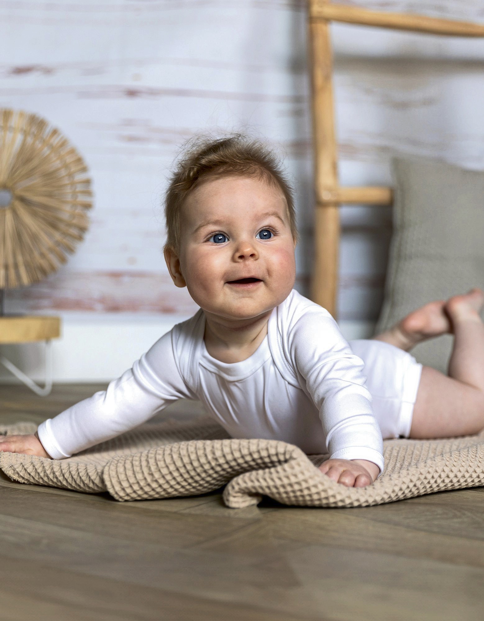 Long Sleeve Baby Bodysuit Polyester