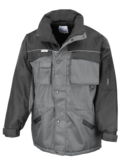 Heavy Duty Combo Coat Grey / Black 3XL