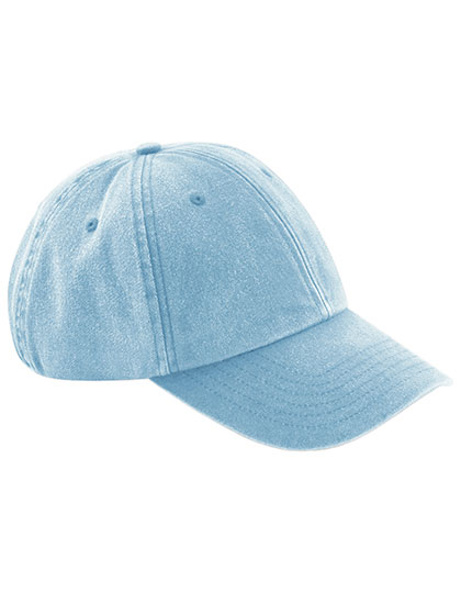 Beechfield Junior Low Profile Vintage Cap Vintage Light Blue