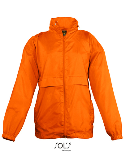 Kids´ Windbreaker Surf Orange 8 (117-128cm)