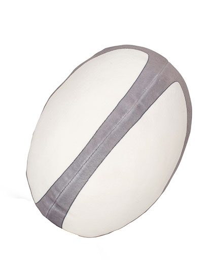 Zippie Rugby Ball White / Grey M