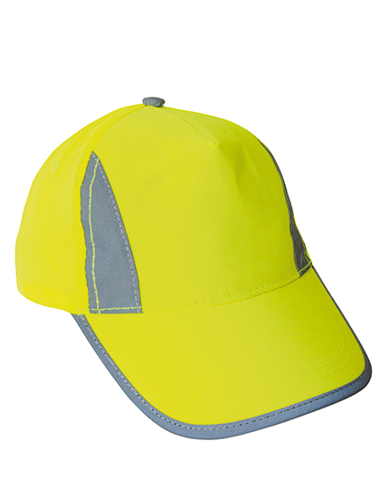 Kids´ Premium Hi-Vis Cap Nice Signal Yellow One Size
