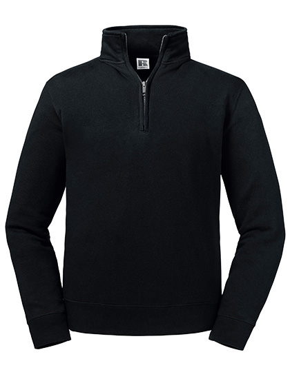 Authentic Quarter Zip Sweat Black XXL
