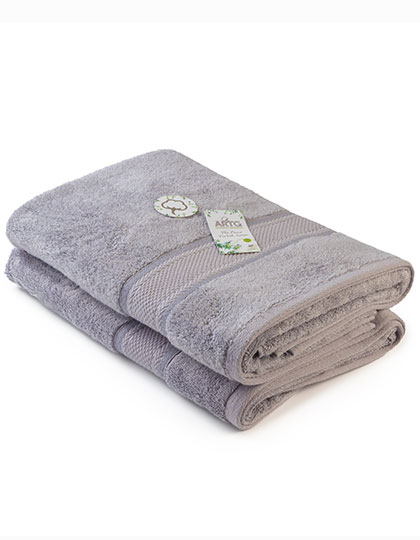 Natural Bamboo Badetuch Light Grey 70 x 140 cm
