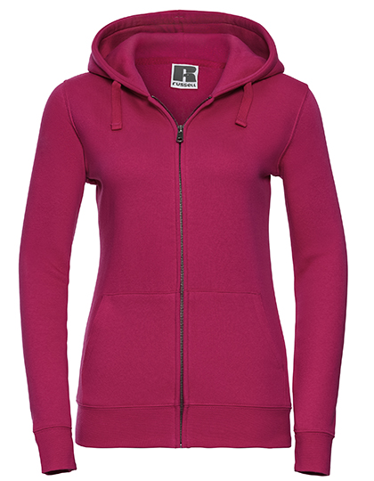 Ladies´ Authentic Zipped Hood Jacket Fuchsia XS