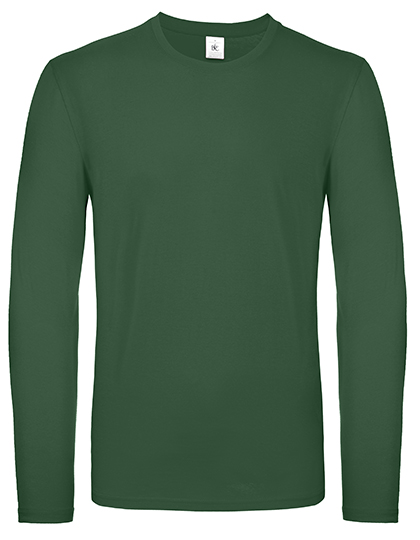 Men´s T-Shirt #E150 Long Sleeve Bottle Green XXL
