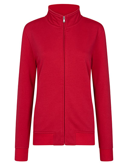 Women´s Premium Full-Zip Sweat Jacket Red 5XL
