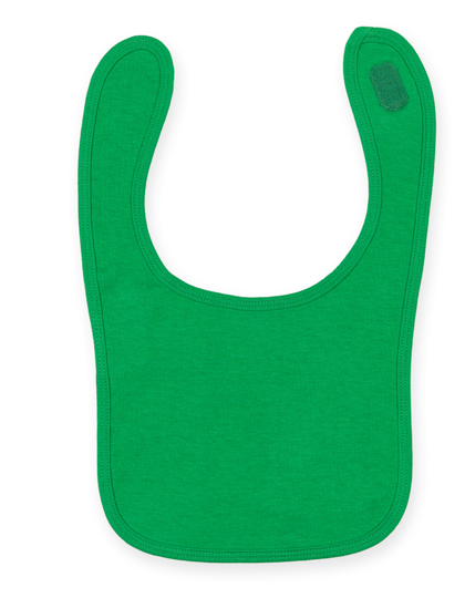 Plain And Contrast Bib Kelly Green One Size