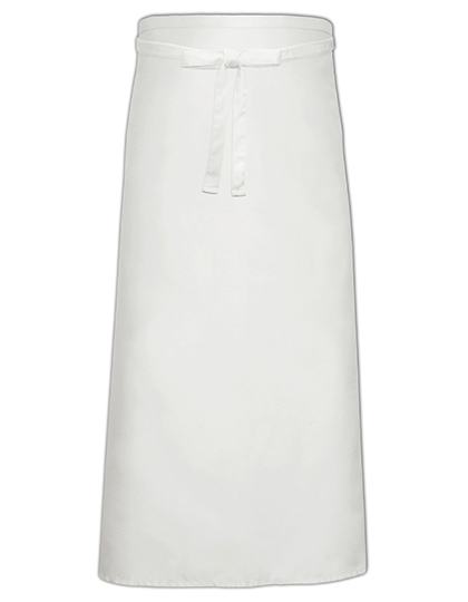 Bistro Apron XL White 120 x 100 cm