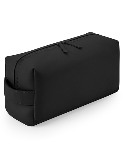 Matte PU Shoe/ Accessory Bag Black 35 x 13 x 18 cm