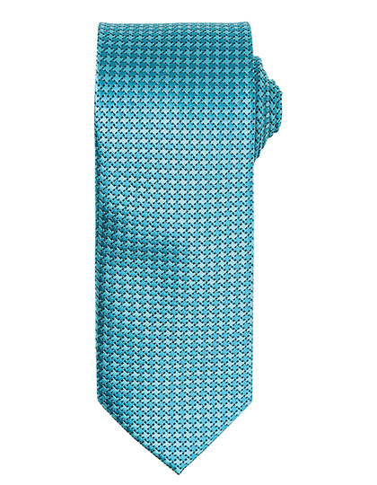 Puppy Tooth Tie Turquoise (ca. Pantone 7703C) One Size