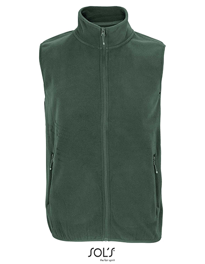 Unisex Factor Zipped Fleece Bodywarmer Forest Green XXL