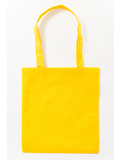PP Shopper Bag Long Handles Yellow (ca. Pantone 115U-HKS 04) approx. 38 x 42 cm