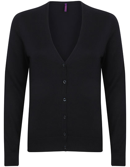 Ladies´ Lightweight V-Neck Short Cardigan Navy 4XL