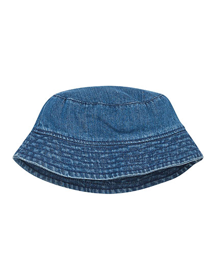 Baby Denim Bucket Hat Denim Blue One Size