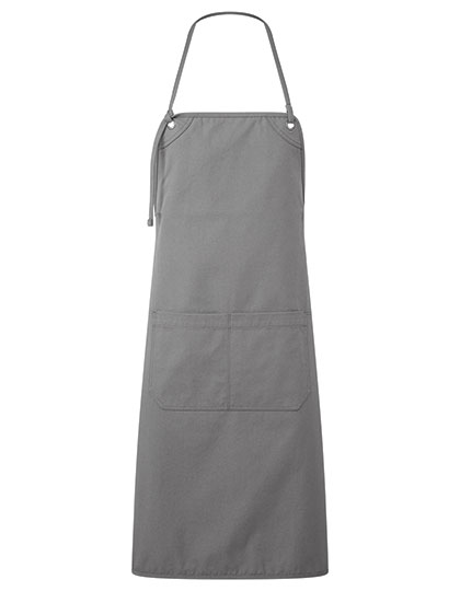 Artisan´s Choice Double Pocket Canvas Apron Dark Grey (ca. Pantone 425C) 72 x 86 cm