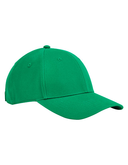 Beechfield EarthAware® Junior Classic Organic Cotton 6 Panel Cap Kelly Green