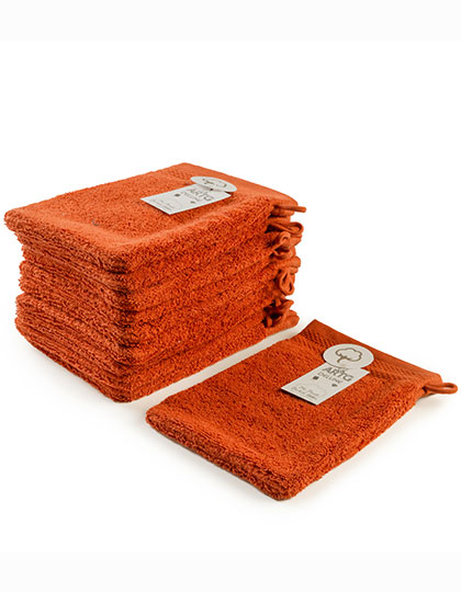 Excellent DeLuxe Waschhandschuh Brick Red 16 x 22 cm
