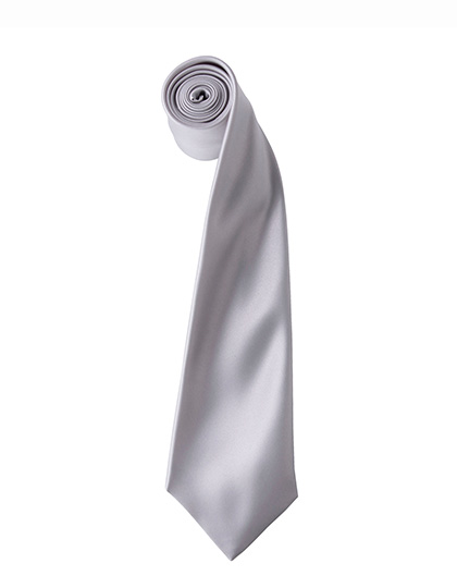 Colours Collection Satin Tie Silver (ca. Pantone 428C) 144 x 8,5 cm