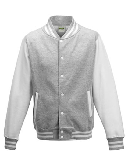 Varsity Jacket Heather Grey XXL