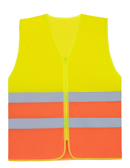 Comfort Mesh Safety Vest Rhodes CO² Neutral Signal Yellow 4XL/5XL