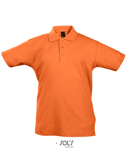 Kids´ Summer Polo II Orange 8 years (118/128)