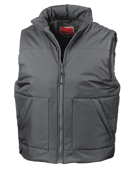 Fleeced Lined Bodywarmer Dark Grey XXL