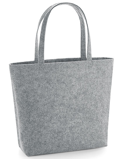 Felt Shopper Grey Melange 49 x 39 x 13,5 cm