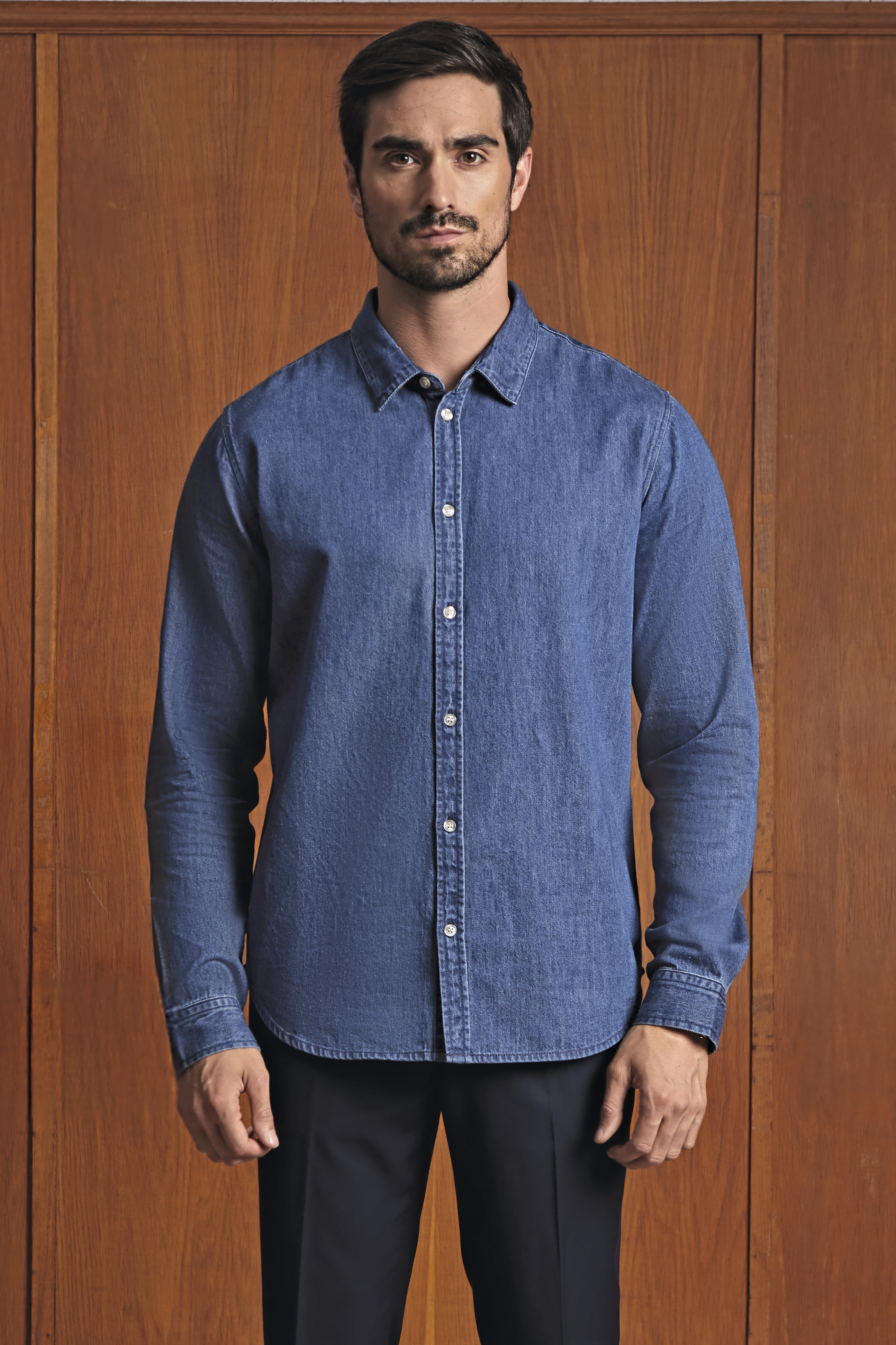 Men´s High-End Denim Shirt Bennett