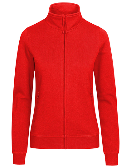 Women´s Sweatjacket Fire Red 3XL