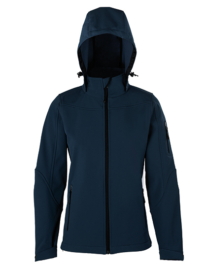 Women´s Hooded Soft-Shell Jacket Navy XS