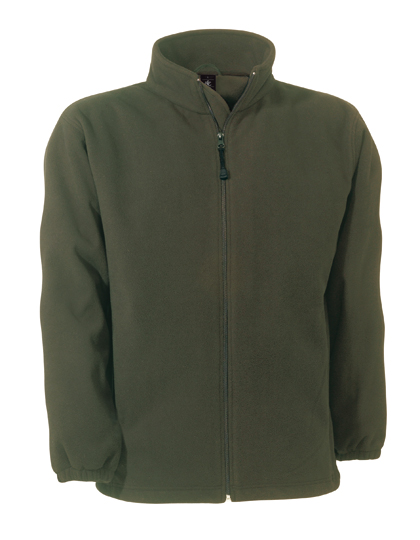 B&C Collection Unisex Fleece WindProtek Olive XS